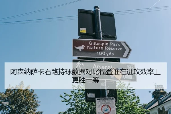 阿森纳萨卡右路持球数据对比福登谁在进攻效率上更胜一筹